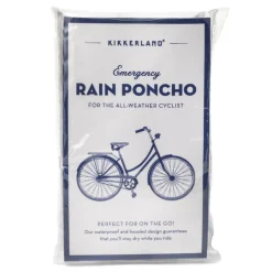 Kikkerland Veste SOS PONCHO coloris blanc - 4MURS