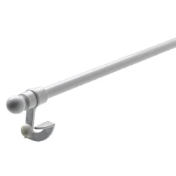 Kit barre à rideau vitrage WINDOROD blanc 0,9 cm de 40,0 à 60 cm
