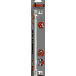 Kit barre à rideau vitrage WINDOROD blanc 0,9 cm de 30,0 à 40 cm