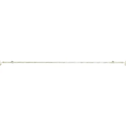 Kit barre à rideaux BOURGOGNE blanc / doré 1,9 cm 200 cm - 4MURS