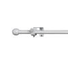 Kit barre à rideaux RONDINA blanc 1,6 cm 180 cm - 4MURS