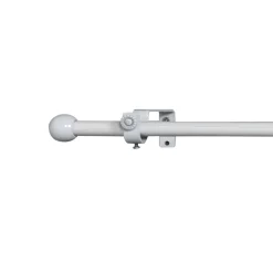 Kit barre à rideaux RONDINA blanc 1,6 cm 180 cm - 4MURS