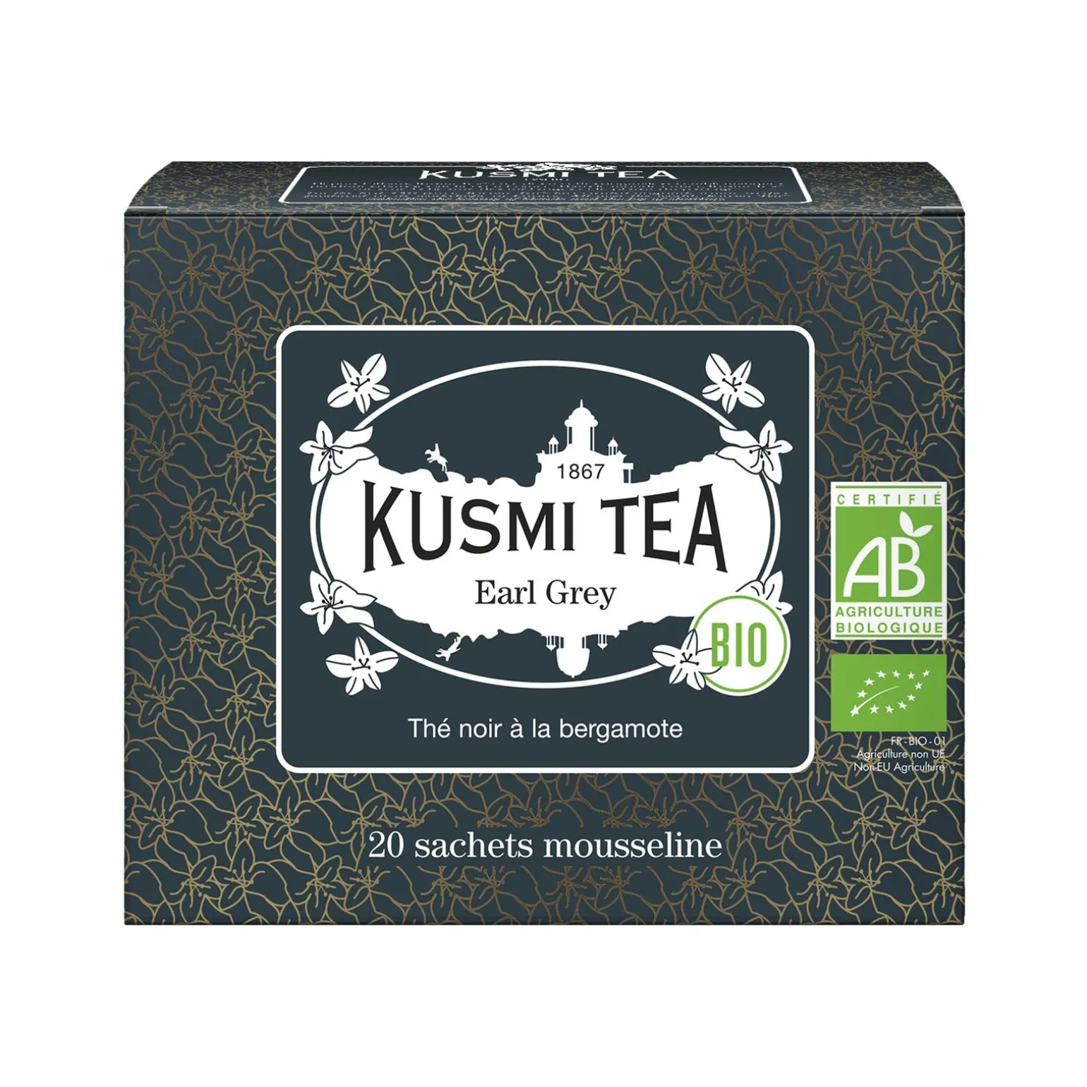 KUSMI TEA Thé en sachet EARL GREY BIO - 4MURS