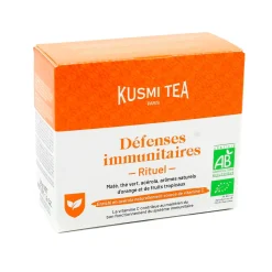 KUSMI TEA Thé vert en sachet RITUEL DEFENSES IMMUNITAIRES BIO - 4MURS