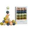 LA CASE DE COUSIN PAUL Guirlande lumineuse L'ORIGINAL TENESSEE Sable - Vert Impérial - Tilleul - Kaki - Moutarde