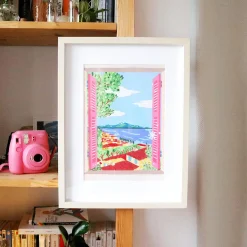La Petite Epicerie Peinture par numéros FENÊTRE OUVERTE SUR NAPLES