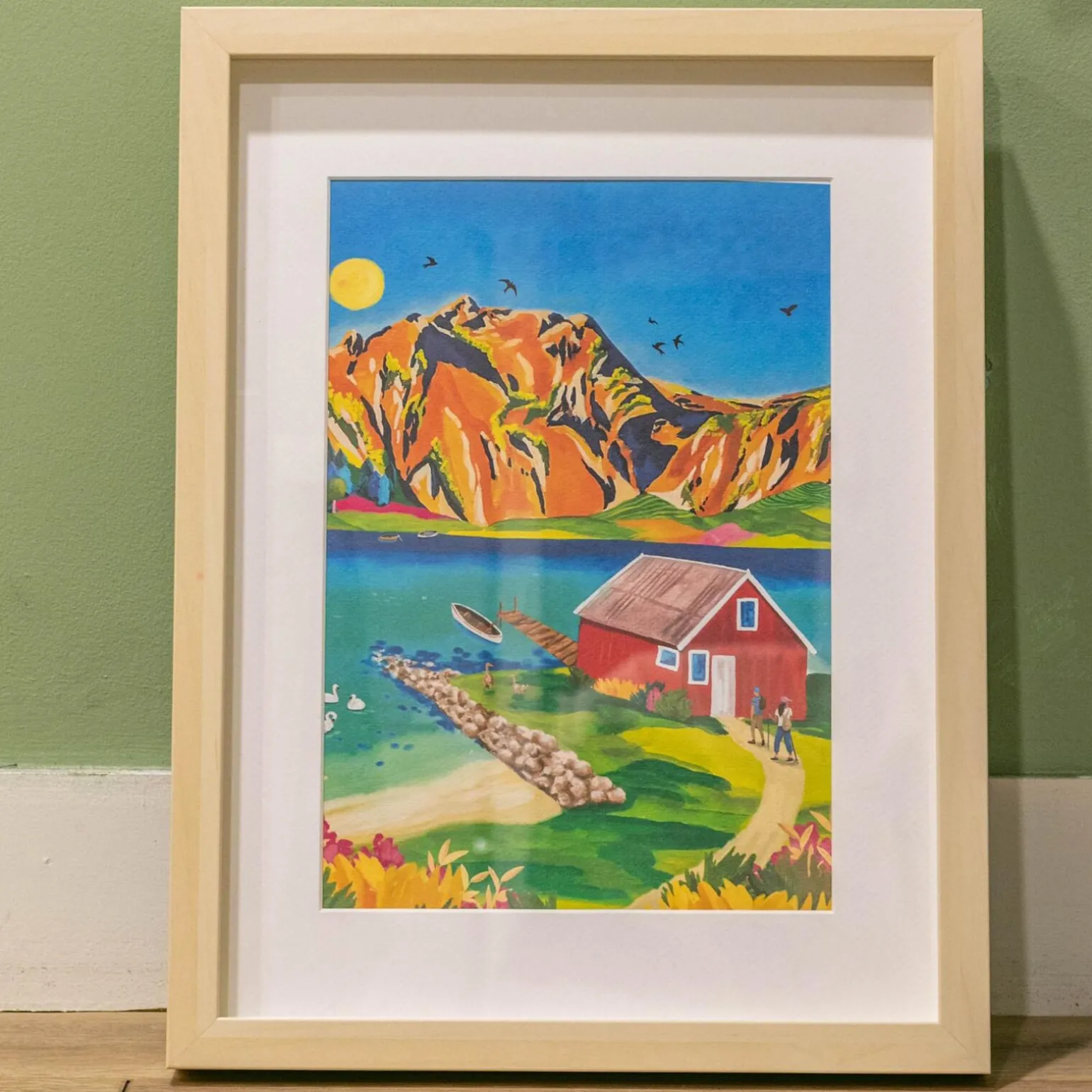 La Petite Epicerie Peinture par numéros NORVÈGE - 4MURS