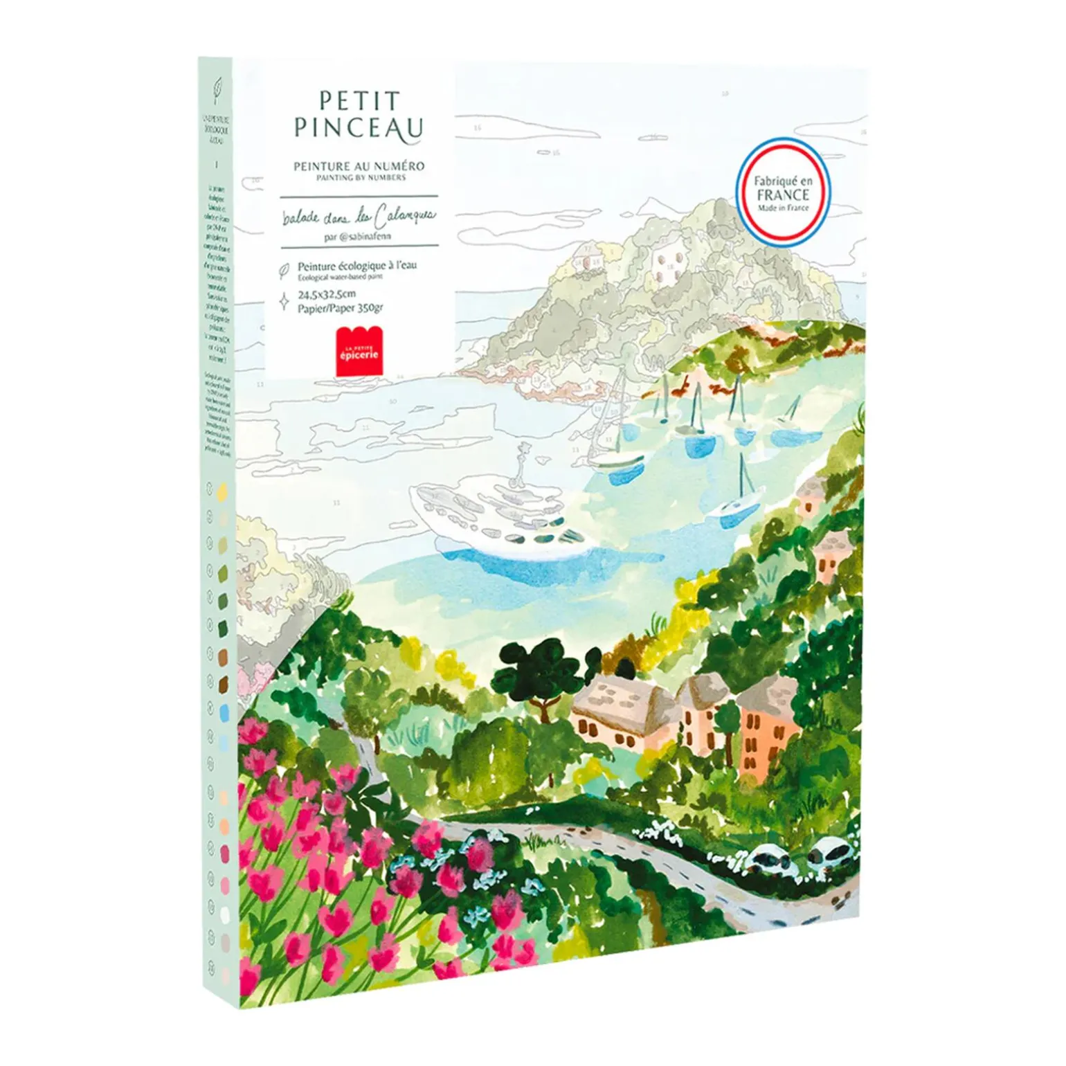 La Petite Epicerie Peinture par numéros BALADE DANS LES CALANQUES