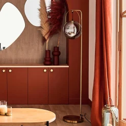 Lampadaire EUGÉNIE coloris or - 4MURS