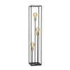 Lampadaire RUBEN coloris noir et or - 4MURS