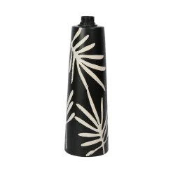 Lampe à poser ARTY FOLK coloris noir et blanc 40 x 13 cm - 4MURS