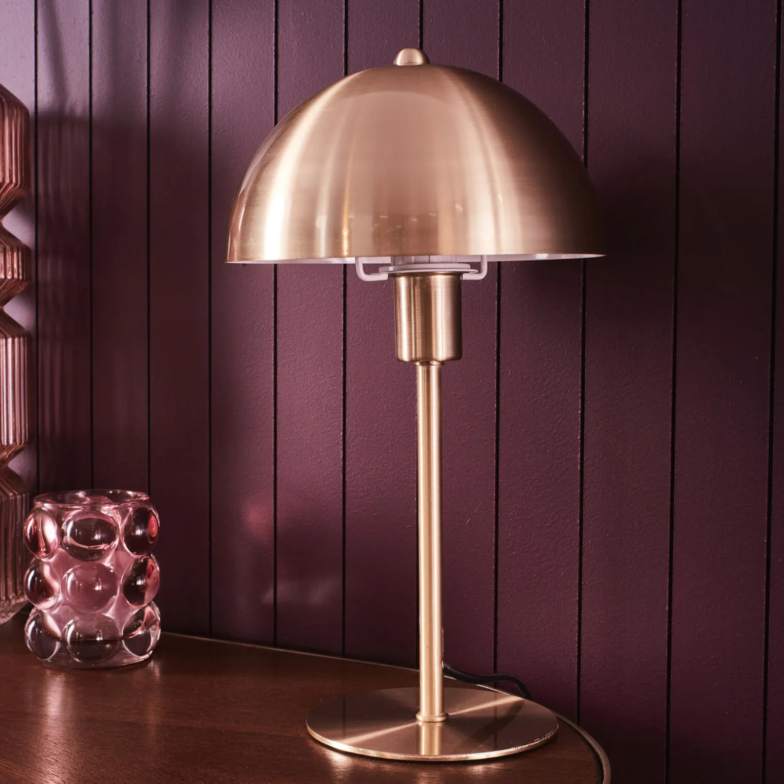 Lampe à poser AXEL coloris or 30 x 18 cm - 4MURS