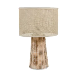 Lampe à poser DANA coloris rotin 39 x 25,5 cm - 4MURS