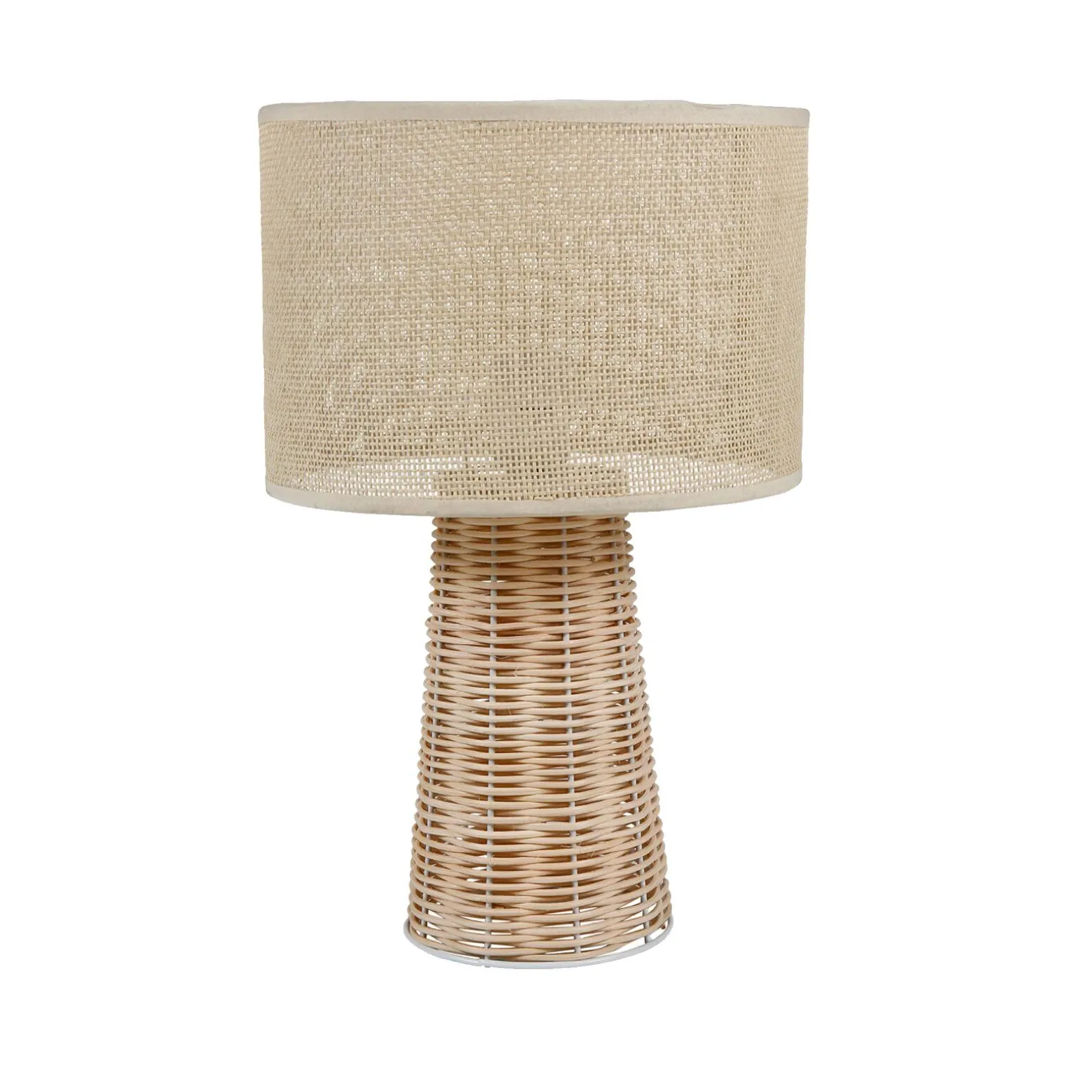 Lampe à poser DANA coloris rotin 39 x 25,5 cm - 4MURS
