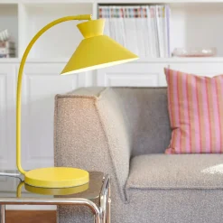 Lampe à poser DIAL coloris jaune 51 x 25 cm - 4MURS