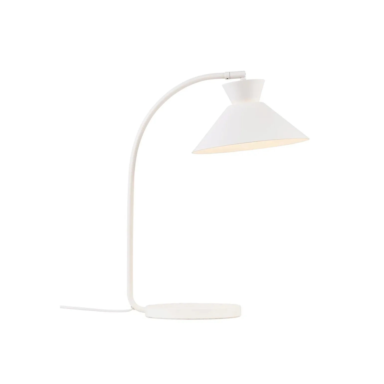Lampe à poser DIAL coloris blanc 51 x 25 cm - 4MURS