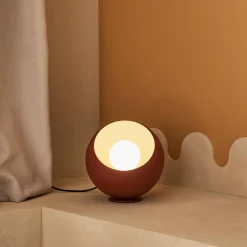 Lampe à poser DOREDOS coloris orange 20 x 20 cm - 4MURS