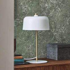 Lampe à poser ERNEST coloris blanc 37 x 20 cm - 4MURS