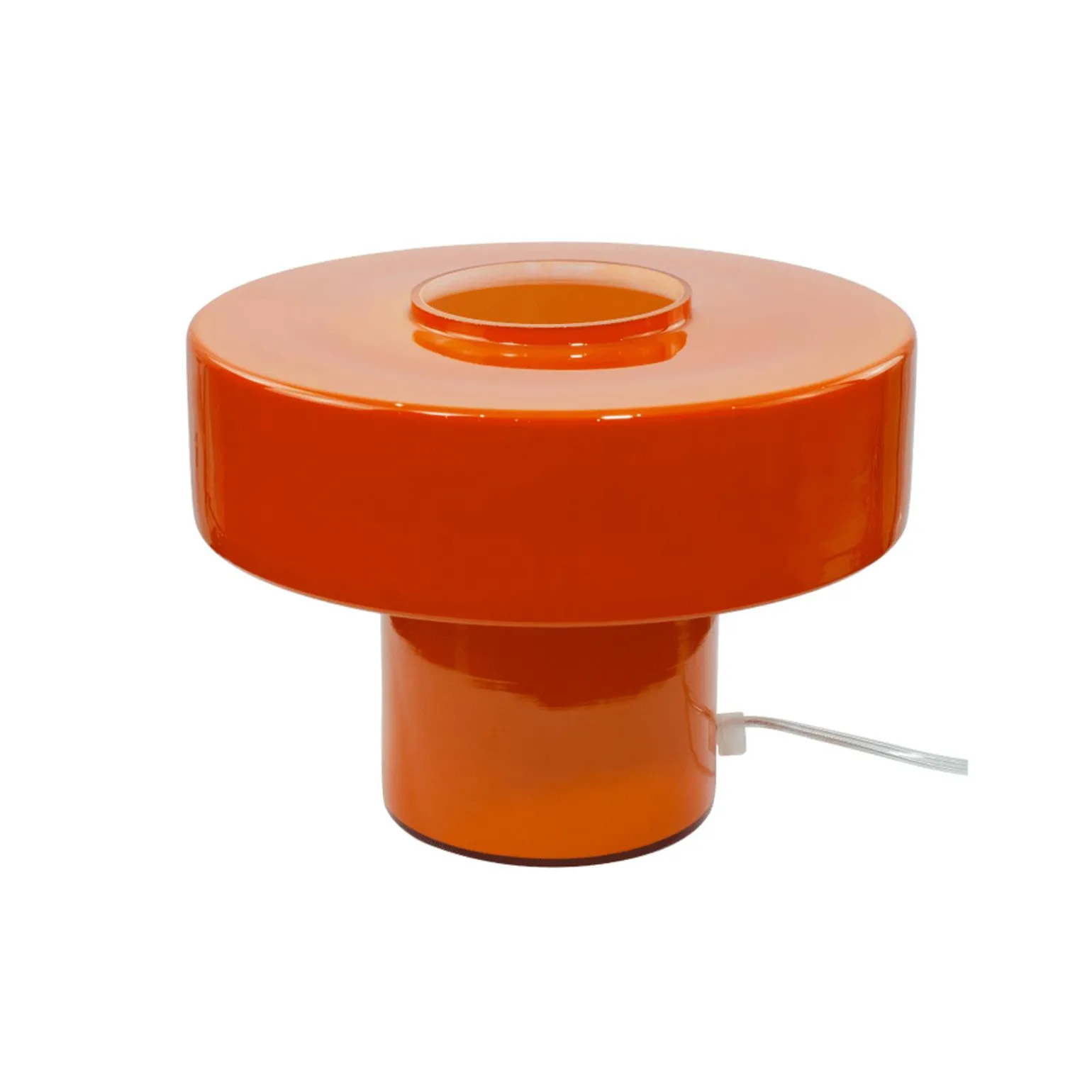 Lampe à poser FOZA coloris orange 19 x 25 cm - 4MURS