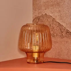 Lampe à poser HOLEO coloris ambre 21 x 18 cm - 4MURS