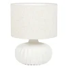 Lampe à poser MATHILDE coloris blanc 32 x 25 cm - 4MURS