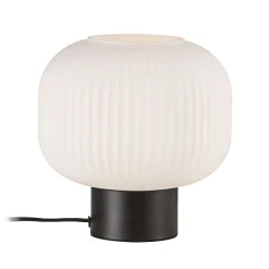 Lampe à poser MILFORD coloris blanc 20 x 20 cm - 4MURS