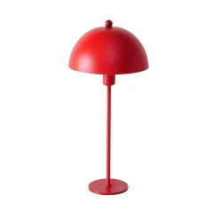 Lampe à poser PETUNIA coloris rouge 41 x 18 cm - 4MURS
