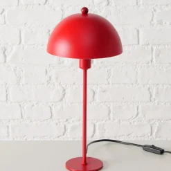 Lampe à poser PETUNIA coloris rouge 41 x 18 cm - 4MURS