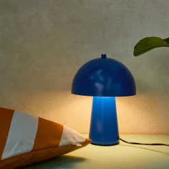 Lampe à poser SILO coloris bleu franc 29,5 x 21 cm - 4MURS