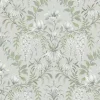 LAURA ASHLEY Papier peint intissé EMILY vert de gris - 4MURS