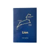 L'AVANT GARDISTE Carnet ASTRO LION coloris bleu - 4MURS