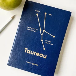 L'AVANT GARDISTE Carnet ASTRO TAUREAU coloris bleu - 4MURS