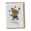 LES CARTES DE LULU Carte JOYEUX NOËL coloris blanc - 4MURS