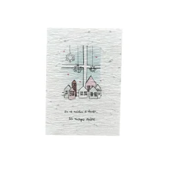 LES CARTES DE LULU Carte HIVER À PLANTER coloris blanc - 4MURS