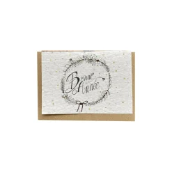 LES CARTES DE LULU Carte BONNE ANNÉE coloris blanc - 4MURS