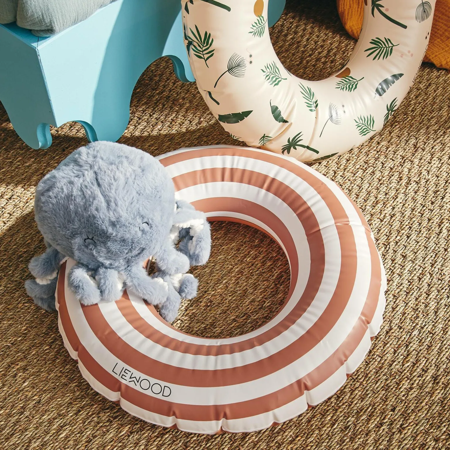 LIEWOOD Bouée gonflable BALOO Terracotta/crème - 4MURS