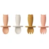 LIEWOOD Coffret couverts bébé ANIMAUX rose / blanc / jaune - 4MURS