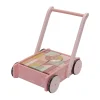 Little Dutch Jeu d'éveil CHARIOT A BLOCS FLEURS - 4MURS