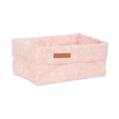 Little Dutch Panier WILD FLOWERS PINK L coloris rose clair - 4MURS