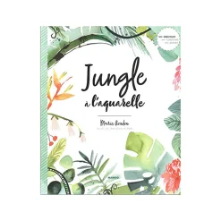 Livre arts JUNGLE A L'AQUARELLE - 4MURS