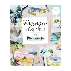 Livre arts PAYSAGE A L'AQUARELLE - 4MURS