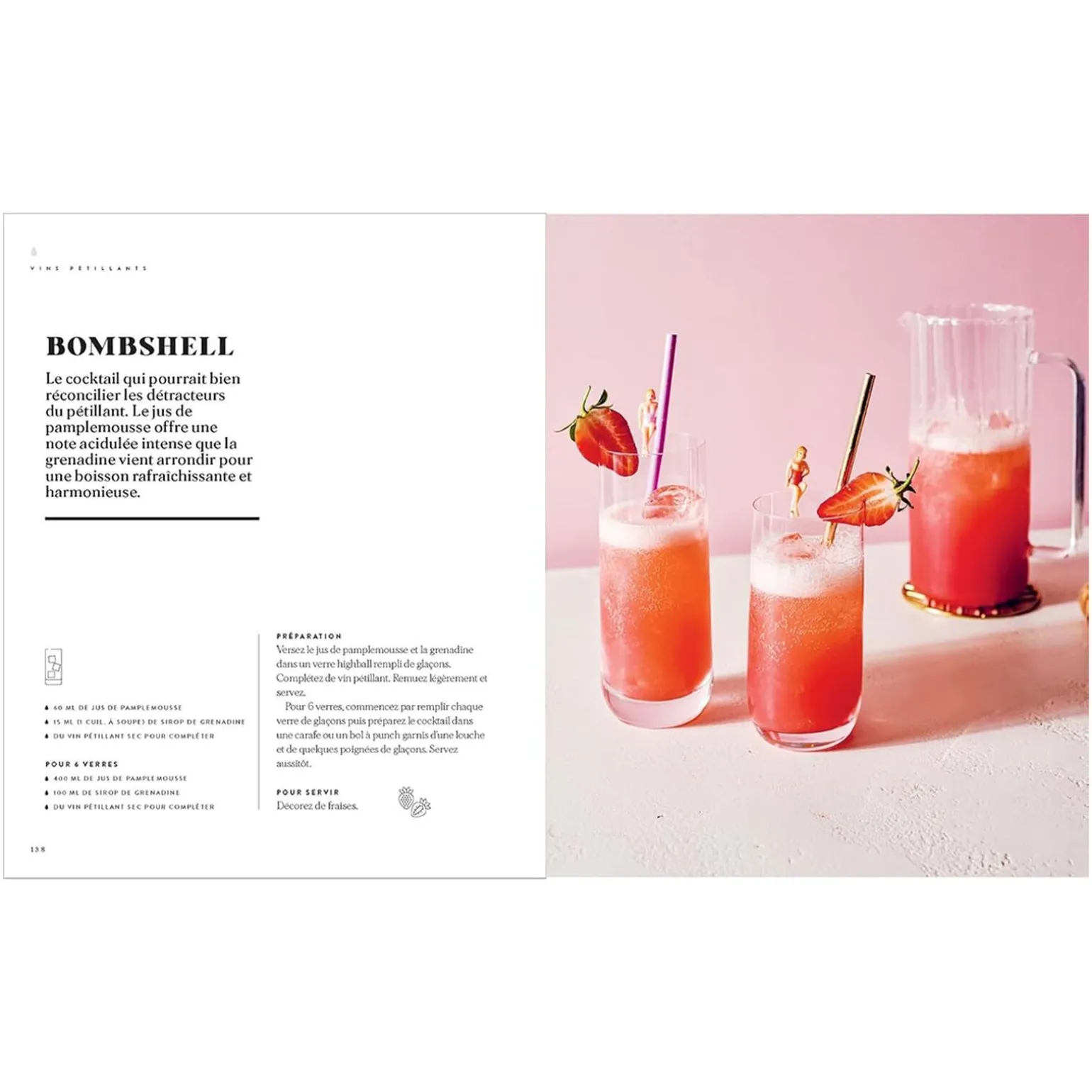 Livre culinaire COCKTAILS EN 3 INGREDIENTS - 4MURS