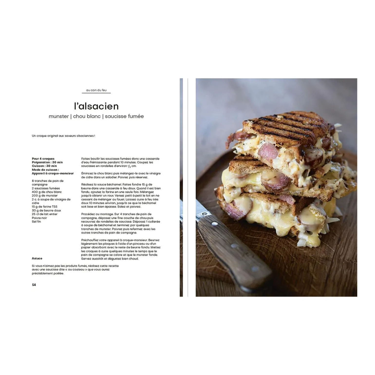 Livre culinaire LES CROQUES - 4MURS