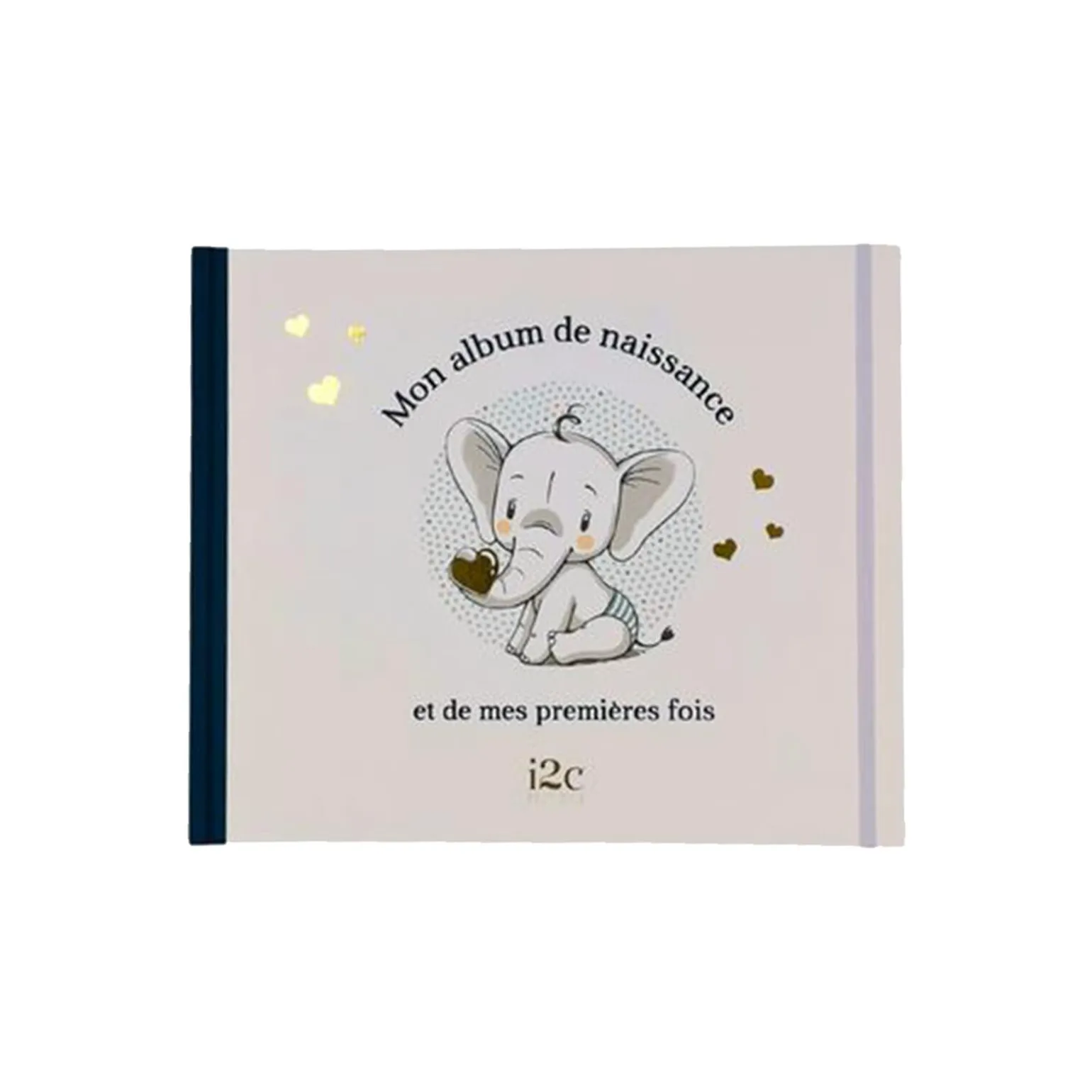 Livre enfant ALBUM DE NAISSANCE ELEPHANT blanc - 4MURS