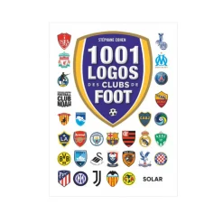 Livre sport 1001 LOGOS DES CLUBS DE FOOT - 4MURS