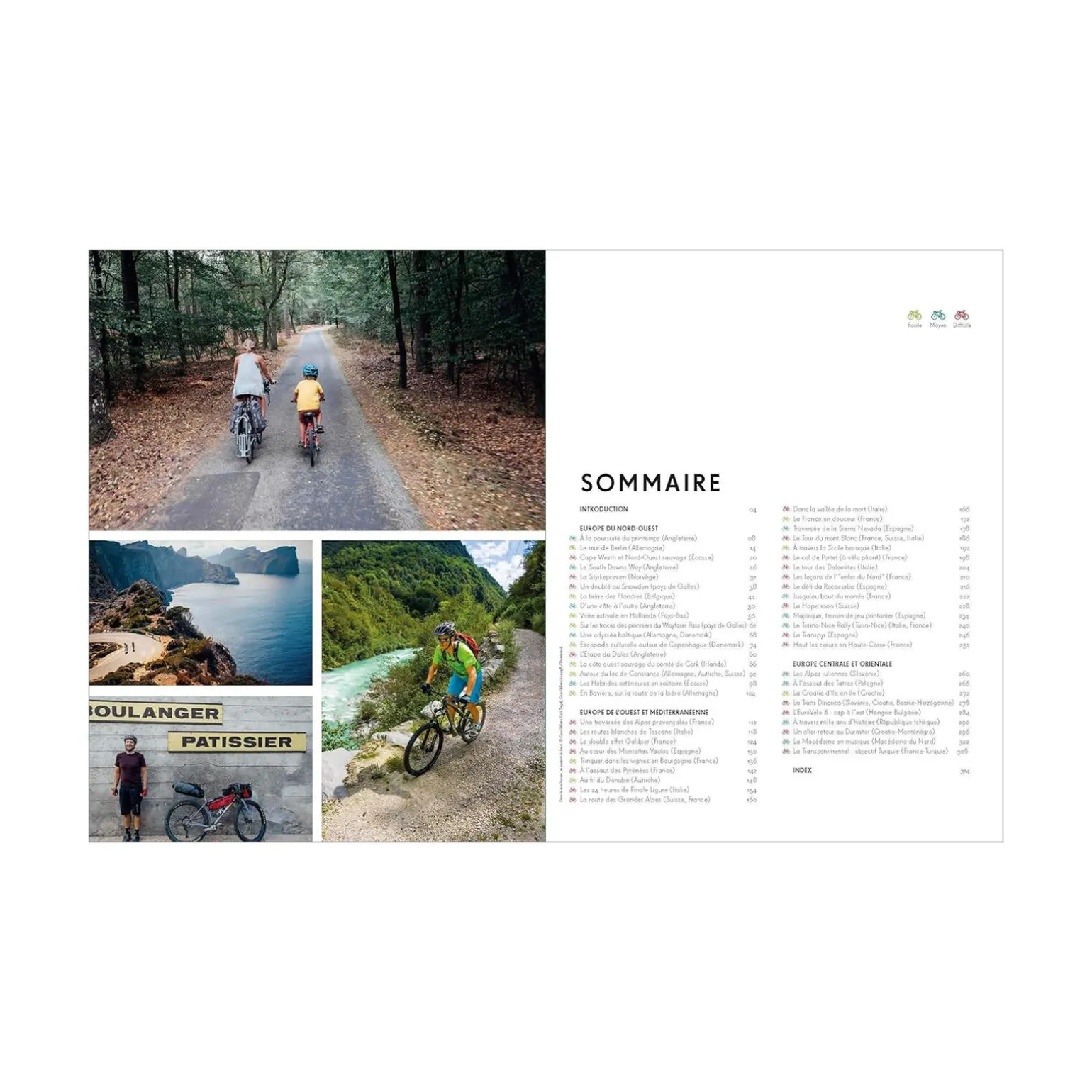 Lonely planet Livre voyage et nature L'EUROPE À VÉLO - 4MURS