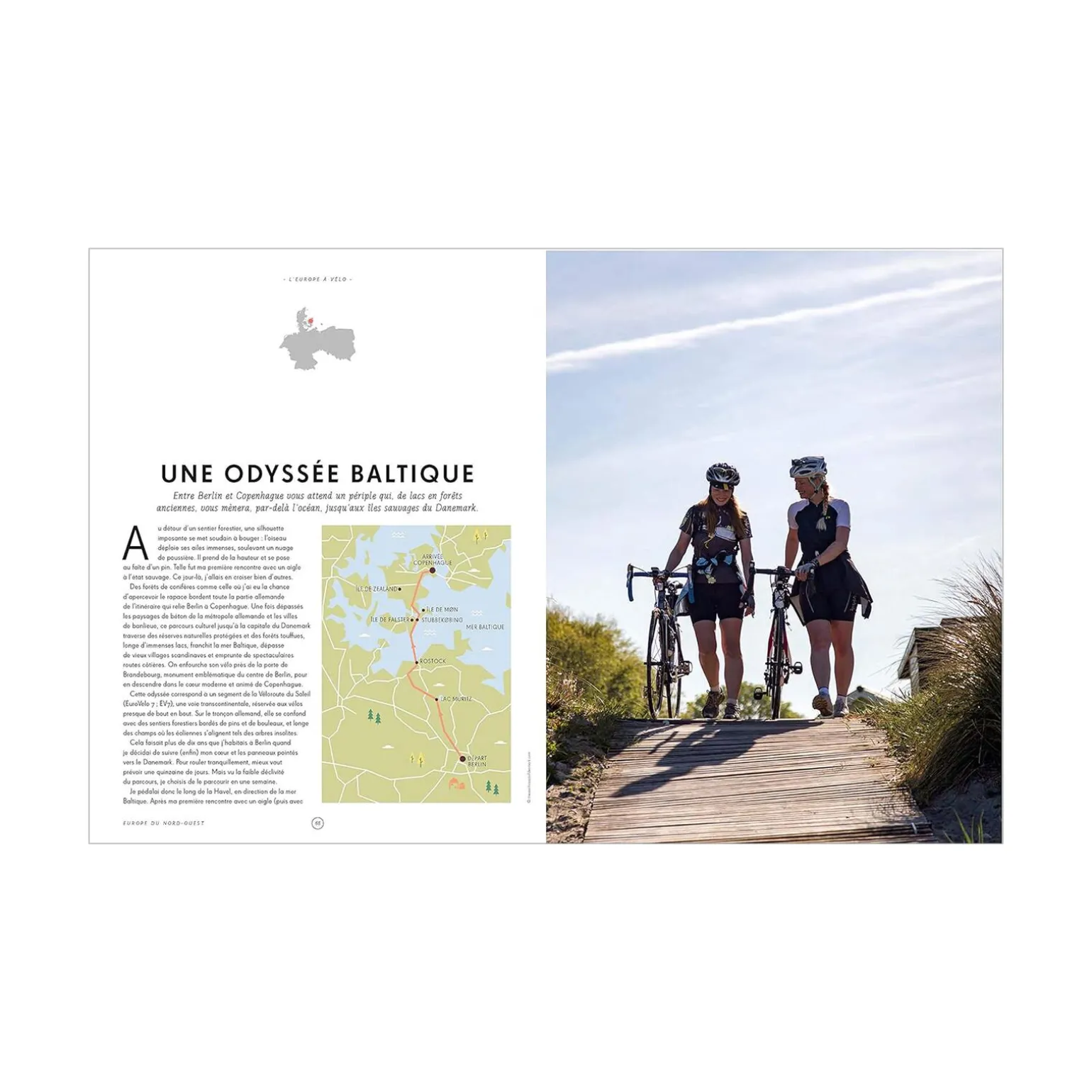 Lonely planet Livre voyage et nature L'EUROPE À VÉLO - 4MURS