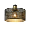 Lyoma Suspension LASER coloris noir / or 15 x 30 cm - 4MURS