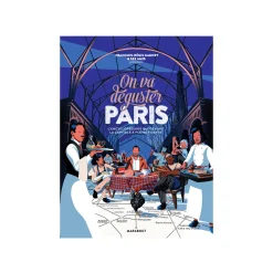 Marabout Livre culinaire ON VA DÉGUSTER PARIS - 4MURS