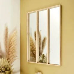 Miroir en bois CÔME 60 x 80 cm - 4MURS